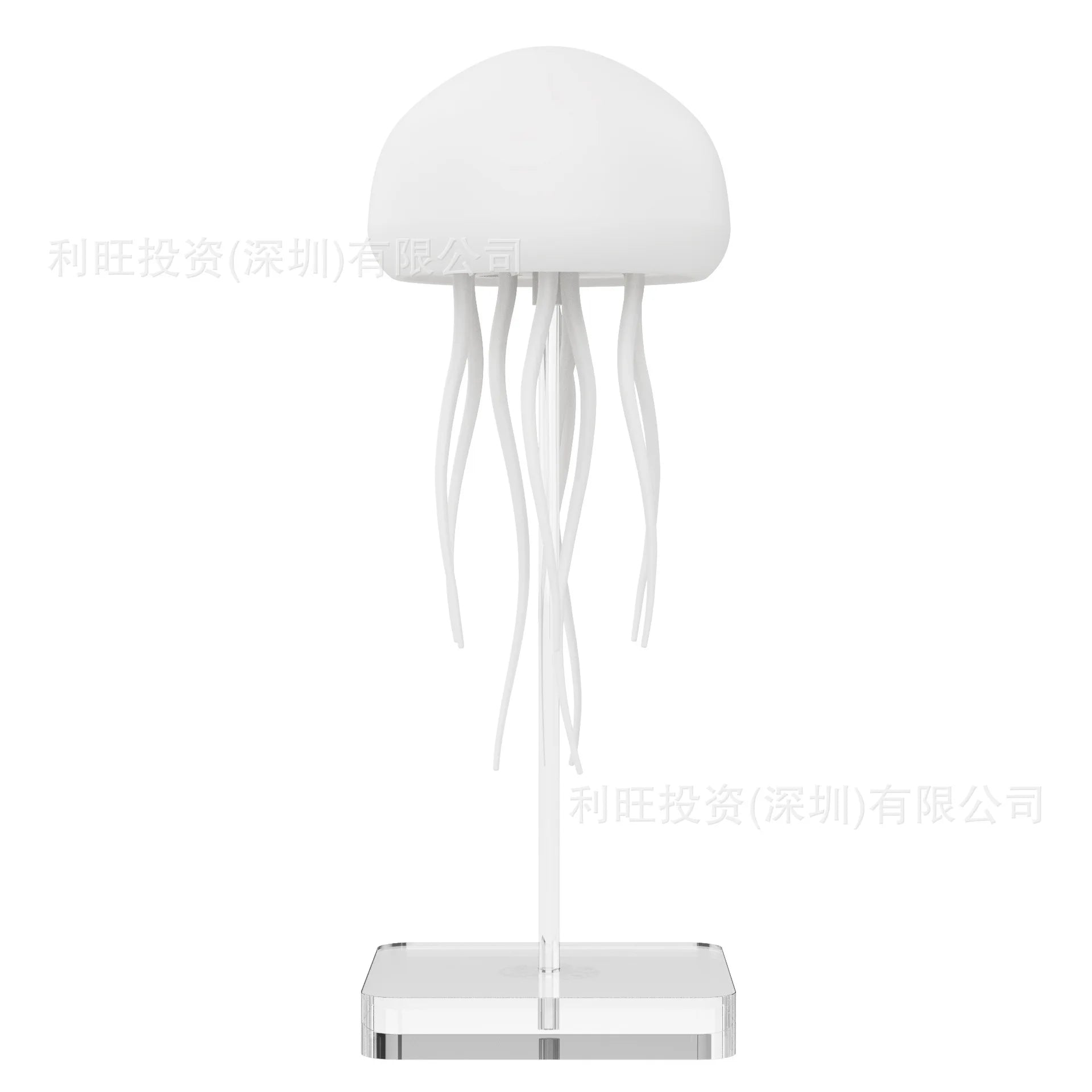 Modern Jellyfish Table Lamp Cartoon Dancing Jellyfish Bedside Lamp Adjustable Color LED Night Light Birthday Gift for Kids New