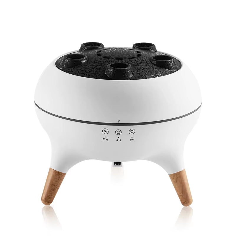 Dynamic Multi Spray Incense Humidifier with Colorful Light Remote Control Desk Flame Humidifier for Home Fog Quantity Decoration