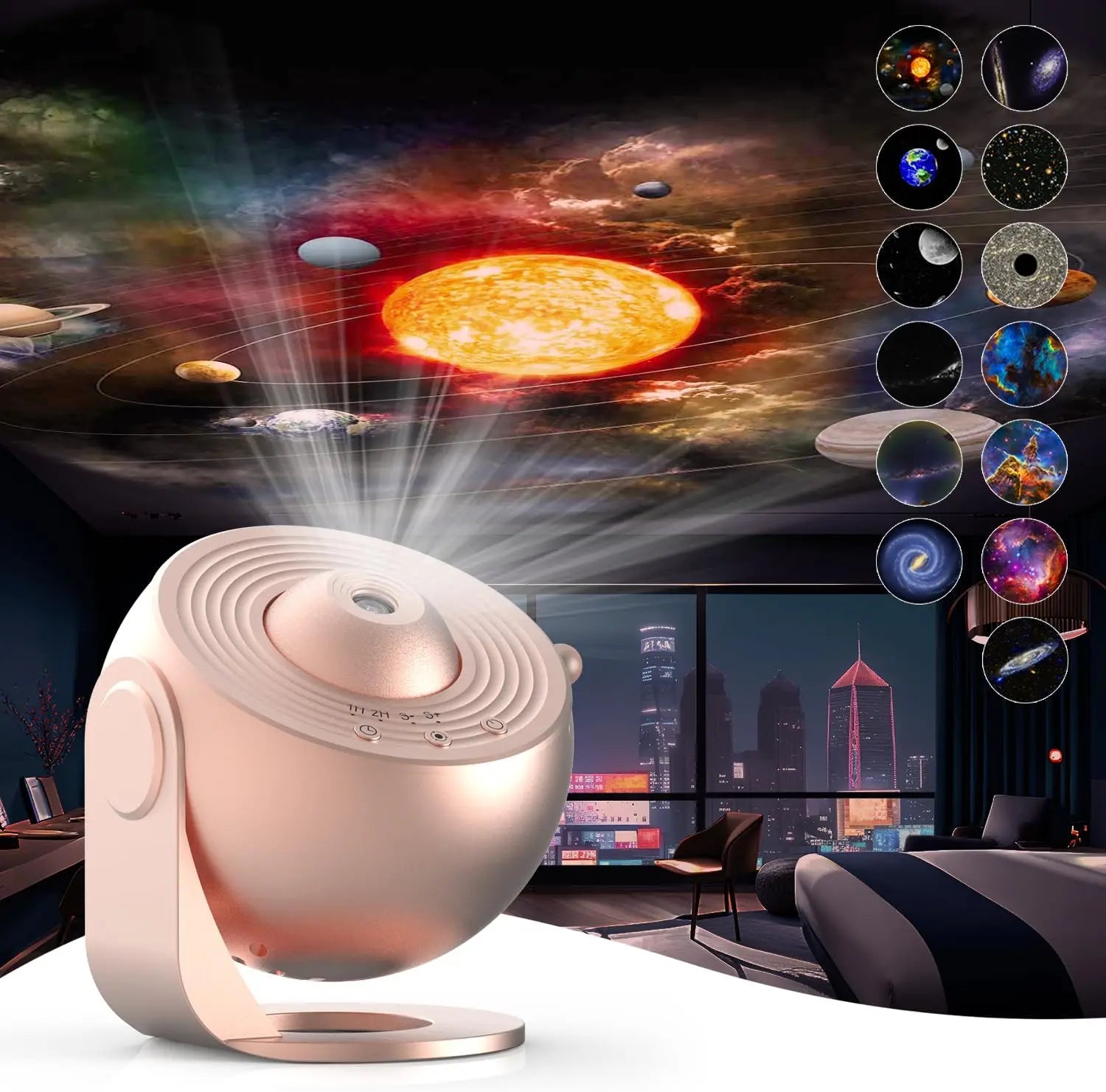 360° Rotating Galaxy Ceiling Projector 
