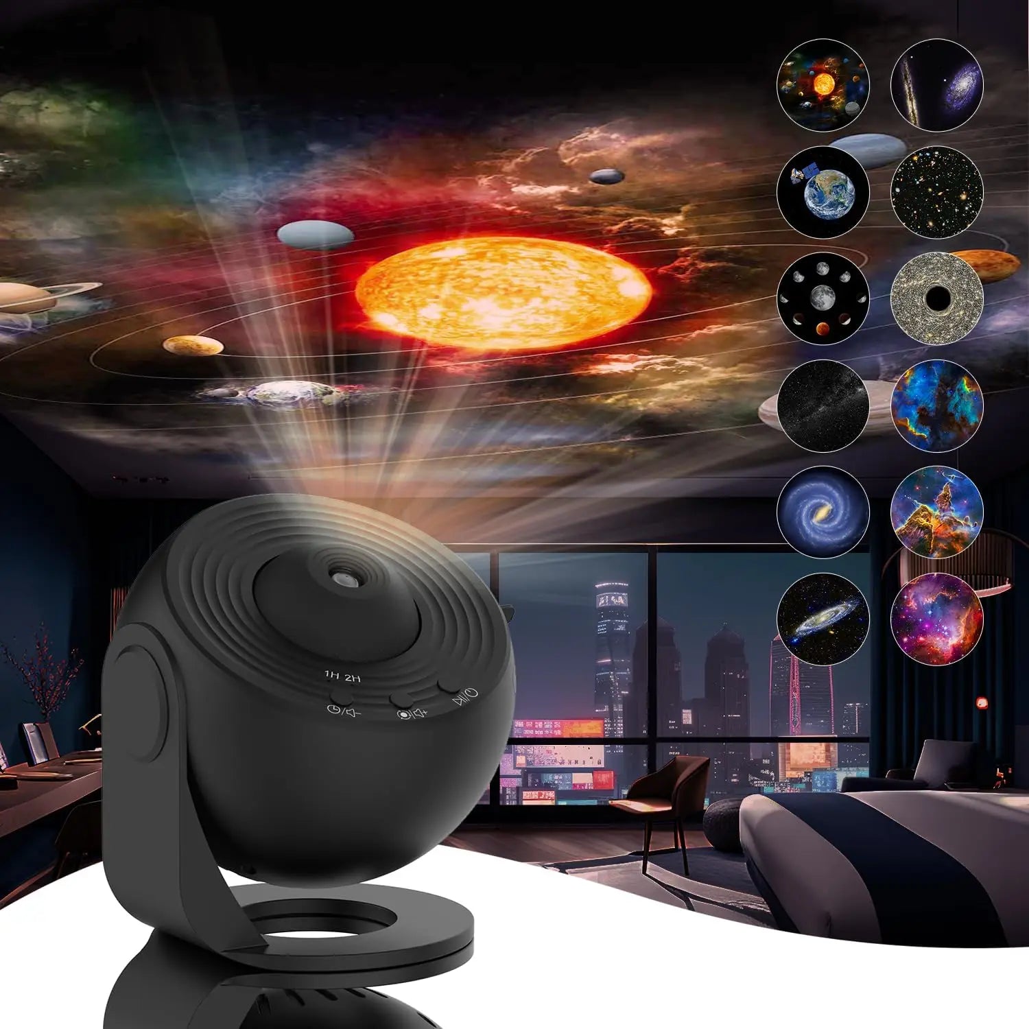360° Rotating Galaxy Ceiling Projector 