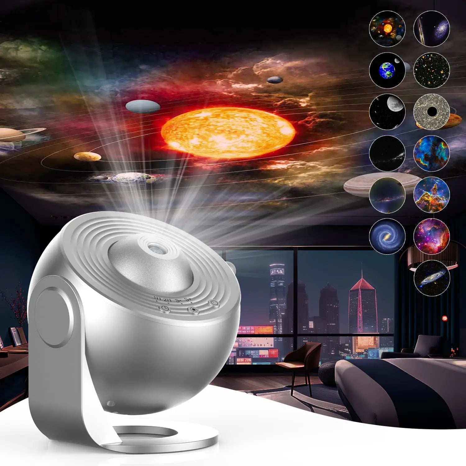 360° Rotating Galaxy Ceiling Projector 